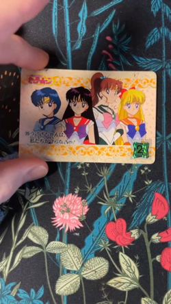 #95 Sailor Moon R Card 1990s Amada Naoko Takeuchi BANDAI Japan vintage -A1 - Image 2
