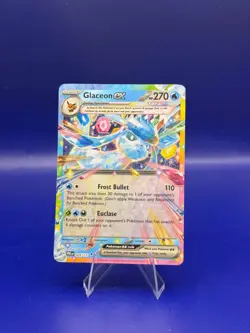 Glaceon ex - 026/131 Double Rare SV: Prismatic Evolutions LP Pokemon Card - Image 1