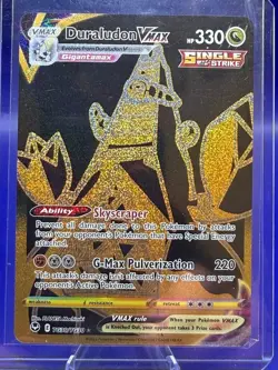 Pokemon Card Duraludon VMAX TG30/TG30 Silver Tempest Holo Rare NM - Image 1