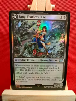 Fang, Fearless l'Cie FOIL - Final Fantasy - Uncommon - NM (see pics) MTG - Image 1