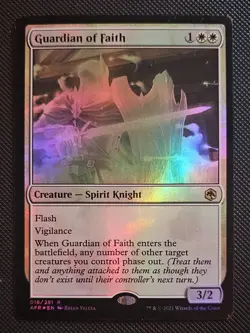 MTG FOIL Guardian Of Faith 018/281 Rare NM - Image 1