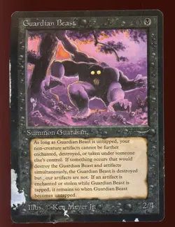 1994 Arabian Nights Guardian Beast ~ Vintage MTG/Magic - Image 1