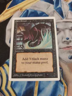 Dark Ritual MTG Unlimited Common Black Instant Moderately Played x1 GG76 - Image 2