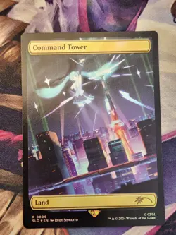 MTG Secret Lair Drop - Hatsune Miku - Command Tower - English FOIL NM - Image 1