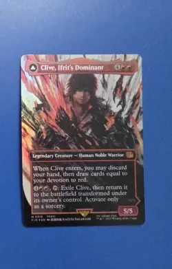 Clive, Ifrit's Dominant (0318) (Borderless) Final Fantasy Foil - Image 1
