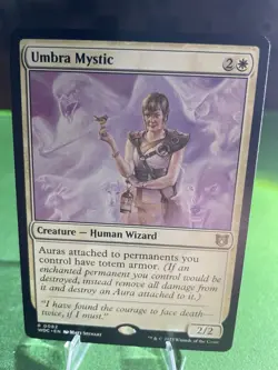 MTG Magic the Gathering Umbra Mystic (82/208) Wilds of Eldraine Commander LP - Image 3