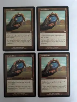 4 Urza's Filter Invasion MTG NM Free shipping with tracking - Image 1