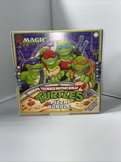 Magic The Gathering Teenage Mutant Ninja Turtles Pizza Bundle Bundle TMNT NEW - Image 1