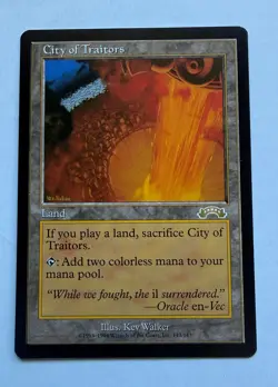 MTG-(Magic The Gathering) Exodus-City of Traitors NM-Free Shipping! - Image 1