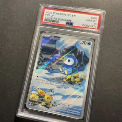 Piplup 098/094 Pokemon Phantasmal Flames Illustration Rare 2025 PSA 10 - Image 2
