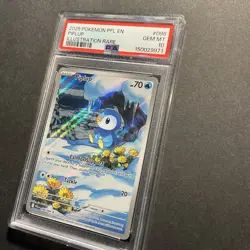 Piplup 098/094 Pokemon Phantasmal Flames Illustration Rare 2025 PSA 10 - Image 3