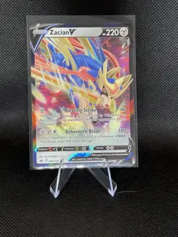 Zacian V 095/159 Pokemon TCG Crown Zenith Ultra Rare Full Art NM - Image 1