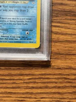 2001 Shining Magikarp Holo Secret Rare 66/64 - Neo Revelation - PSA 8 - Pokemon - Image 3