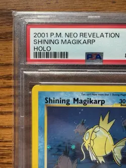2001 Shining Magikarp Holo Secret Rare 66/64 - Neo Revelation - PSA 8 - Pokemon - Image 5