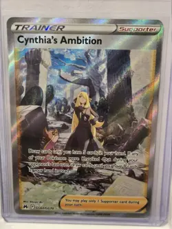 Pokemon Cynthia's Ambition GG60/GG70 Crown Zenith English NM - Image 1