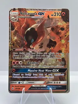 Volcarona GX 35/236 Holo GX Rare Cosmic Eclipse Pokemon NM - Image 1