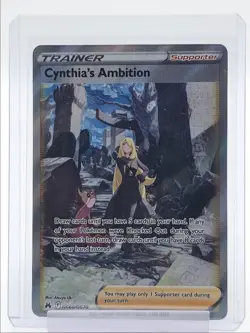 CYNTHIA'S AMBITION 2023 POKEMON CROWN ZENITH GALARIAN GALLERY RARE GG60/GG70 - Image 1