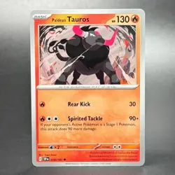 Pokemon Scarlet & Violet: Surging Sparks #018/191 Paldean Tauros - Image 1