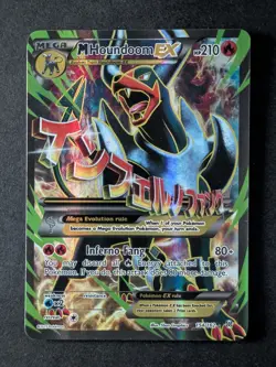 2015 Pokemon M HOUNDOOM EX #154/162 XY BREAKthrough Ultra Rare English - Image 1