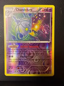 Chandelure Rare Steam Siege Reverse Holo 50/114 NM/M Pokemon Holo - Image 1