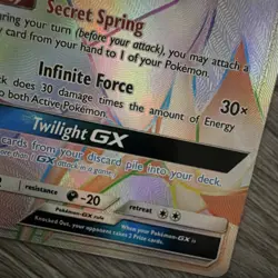 Pokemon Gardevoir GX 159/147 Sm-Burning Shadows Rainbow Rare 230 HP Holo - Image 4