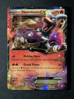 2015 Pokemon HOUNDOOM #21/162 XY BREAKthrough Ultra Rare English - Image 1