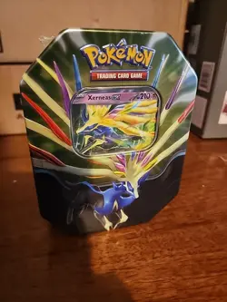Pokemon TCG Azure Legends Xerneas EX Tin 4 Booster Packs, Sealed!!!! - Image 1