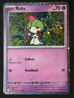 SWIRL 🌀Ralts 058/132 Mega Evolution Cosmos Holo Promo NM Pokemon TCG - Image 4