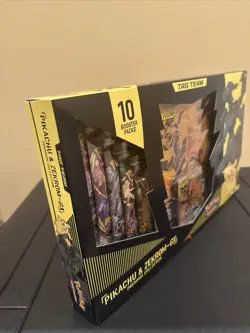 Pokemon Pikachu & Zekrom-GX Premium Collection Booster Box 10 Packs 2021 - Image 4