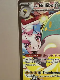 Iono's Bellibolt ex 183/159 Sv09: Journey Together Holo Pokemon - Image 3