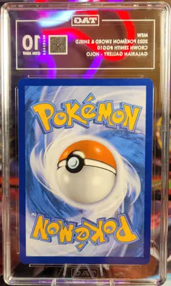 2023 Pokemon Mew Gg10/gg70 Crown Zenith Galarian Gallery Tag 10 - Image 2