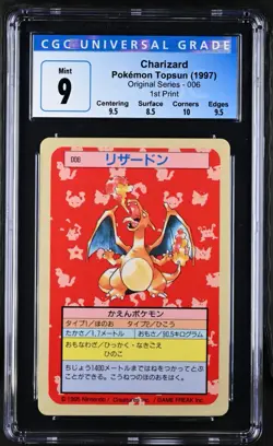 1997 Topsun Charizard #006 Pokemon Blue Back 1st Print - Image 2