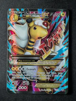 2015 Pokemon M AMPHAROS EX #88/98 XY Ancient Origins Ultra Rare English - Image 1