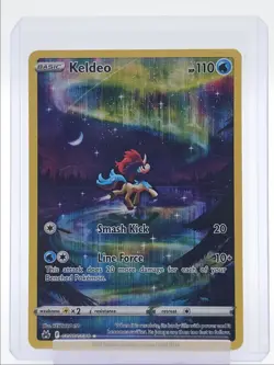 KELDEO 2023 POKEMON CROWN ZENITH GALARIAN GALLERY RARE GG07/GG70 Q3873 - Image 1