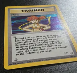 Pokemon TCG Misty Gym Heroes 18/132 Holo Holo Rare - Image 3