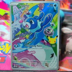 Popplio 045 – First Partner Illustration Collection Holo – NM Pokemon TCG - Image 1