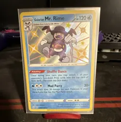 The Pokemon Company Galarian Mr. Rime SV021 Shining Fates Shiny Holo 120HP EN - Image 1
