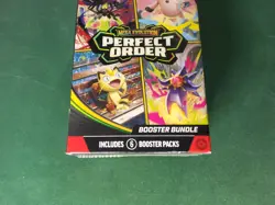 Pokemon TCG Mega Evolution PERFECT ORDER Booster Bundle 6 Packs FACTORY SEALED - Image 3