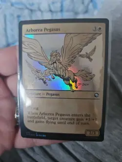 MTG AFR Arborea Pegasus Foil (299) Showcase Adventures in the Forgotten Realms - Image 1