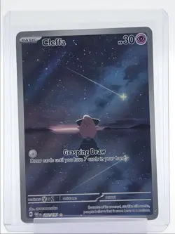 CLEFFA 2023 POKEMON S&V OBSIDIAN FLAMES ILLUSTRATION RARE 202/197 Q3873 - Image 1