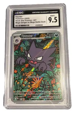 Haunter 2025 Pokemon MEP Black Star Promos #027 CGC 9.5 - Image 1