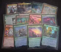 MTG Final Fantasy - Red Green - Lot - Extended Art - Foil - Image 1