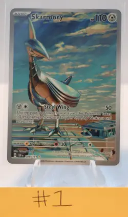 Pokemon TCG Surging Sparks Skarmory 209/191 Illustration Rare - Image 1