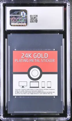 ✨✨✨ CGC 8.5 2023 Pokemon Candy Stickers Charmander 24K Gold Plating Korean - Image 2