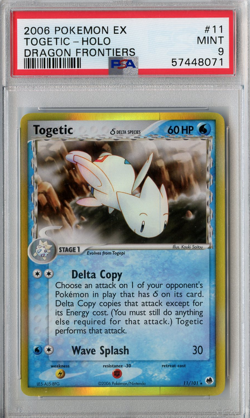 Pokemon - Togetic Delta (11/101) - Holo Rare - EX Dragon Frontiers [PSA 9] - Image 1