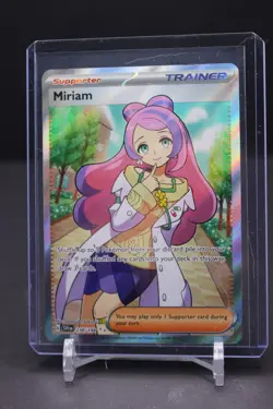 Trainer Miriam 238/198 Full Art Ultra Rare Pokemon Scarlet & Violet - Image 1