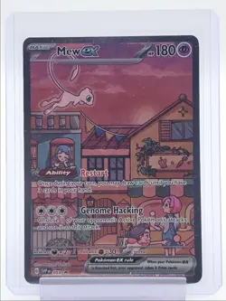 MEW EX 2024 POKEMON ULTRA PREMIUM 151 BLACK STAR PROMO FULL ART #053 Q3873 - Image 1