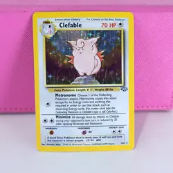 Clefable Rare Holo - 1/64 - 1999 Pokemon Jungle Vintage Unlimited LP - Image 1