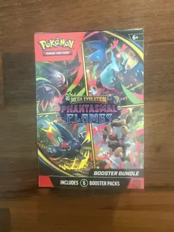 Pokemon TCG: Mega Evolution-Phantasmal Flames Booster Bundle Sealed - Image 1