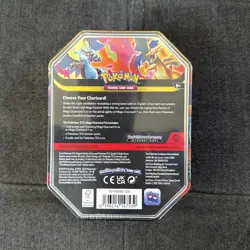 Mega Charizard Ex Pokemon Sealed Tin (Mega Charizard Y ex) FACTORY SEALED - Image 2